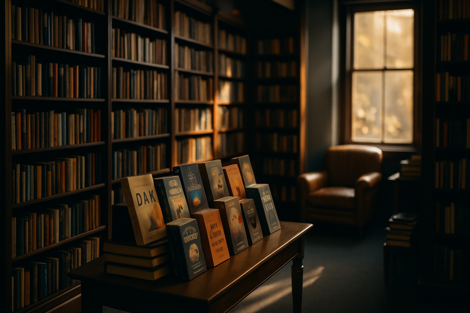 A warm independent bookstore interior